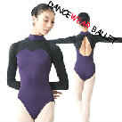 Long Sleeve Mesh Sexy Dancewear Ballet Leotard